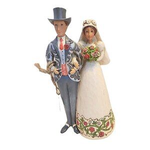 2006 JIM SHORE "I Do” Bride And Groom Wedding Figurine #4007234 New With Tag
